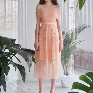 Three floor Girl Talk Midi dress